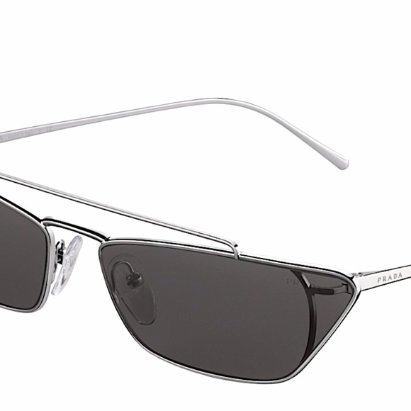 Prada - Prada Ultravox - Black Steel Cat Eye Sunglasses - Prada Ultravox Collect main image 7